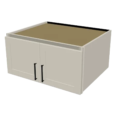 W301524 cabinet in Shaker Soft White