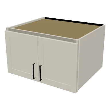 W301824 cabinet in Shaker Soft White