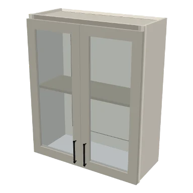 W3036GD cabinet in Shaker Soft White
