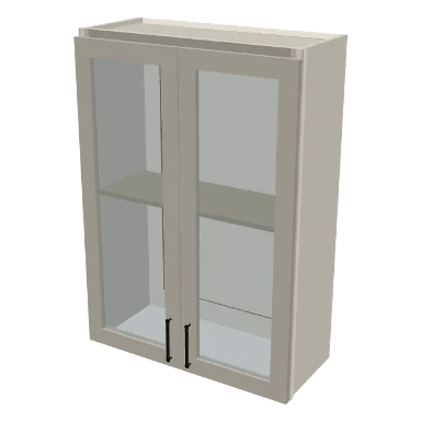 W3042GD cabinet in Shaker Soft White