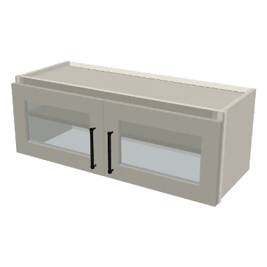 W3312GD cabinet in Shaker Soft White