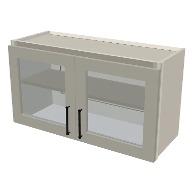 W3318GD cabinet in Shaker Soft White