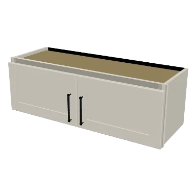 W3612 cabinet in Shaker Soft White
