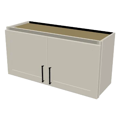 W3618 cabinet in Shaker Soft White