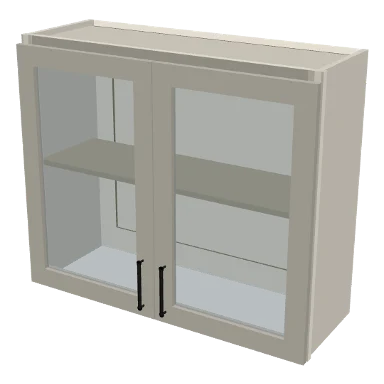 W3630GD cabinet in Shaker Soft White
