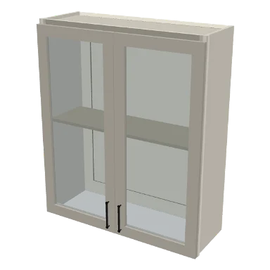 W3642GD cabinet in Shaker Soft White