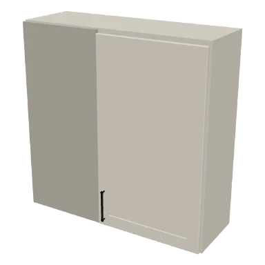 WBC3636 cabinet in Shaker Soft White