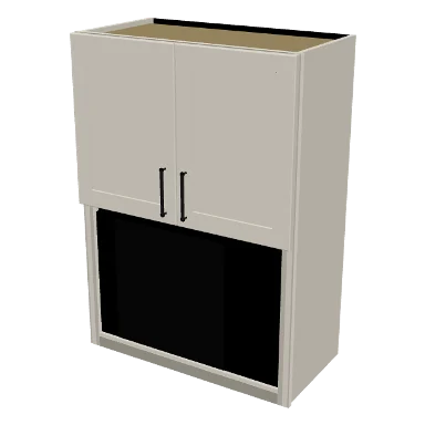 WMO3042 cabinet in Shaker Soft White