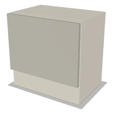 WXC1818 cabinet in Shaker Soft White