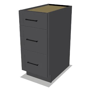 3DB15 cabinet in Shaker Dark Gray