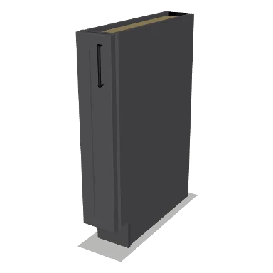 B06SR cabinet in Shaker Dark Gray