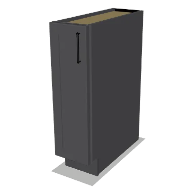 B09SR cabinet in Shaker Dark Gray