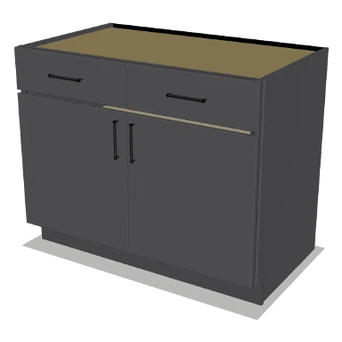 B42 cabinet in Shaker Dark Gray