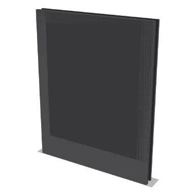 BEDP cabinet in Shaker Dark Gray