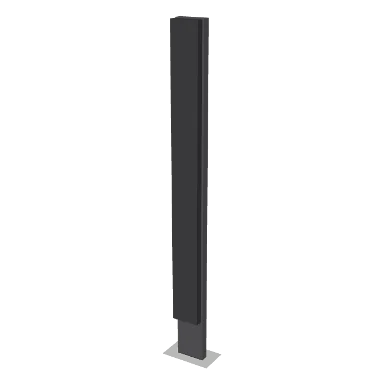 BF3 cabinet in Shaker Dark Gray