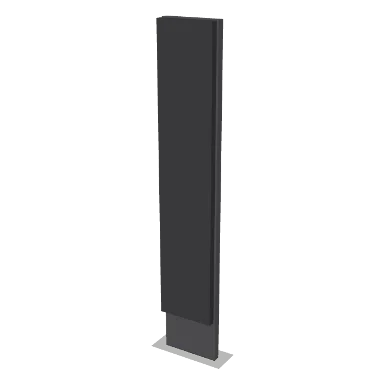 BF6 cabinet in Shaker Dark Gray