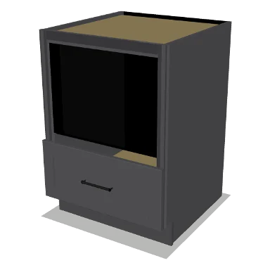 MB24 cabinet in Shaker Dark Gray