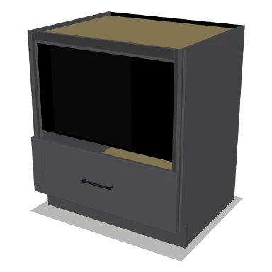 MB30 cabinet in Shaker Dark Gray