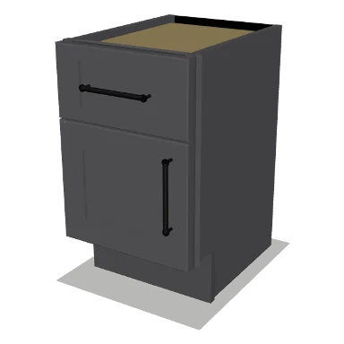 MINI cabinet in Shaker Dark Gray