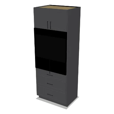 OC339024 cabinet in Shaker Dark Gray