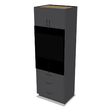 OC339624 cabinet in Shaker Dark Gray