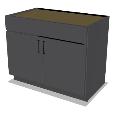 SB42 cabinet in Shaker Dark Gray