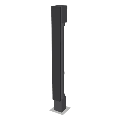 SQDL cabinet in Shaker Dark Gray