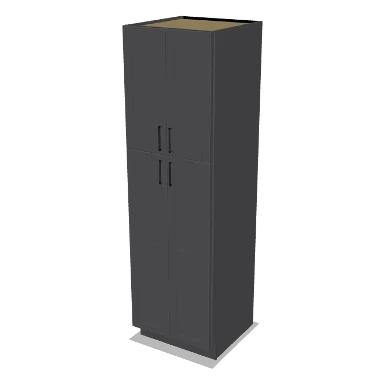 TP248424 cabinet in Shaker Dark Gray