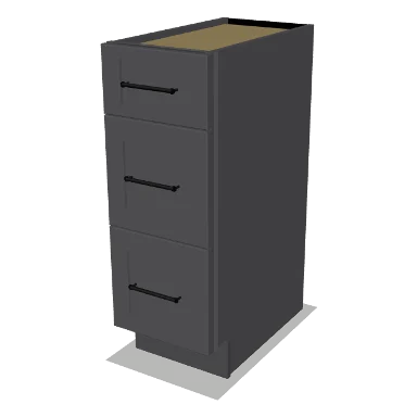 VDB12 cabinet in Shaker Dark Gray
