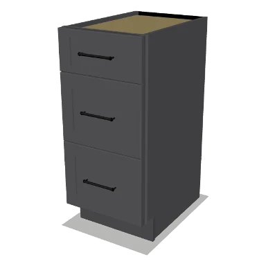 VDB15 cabinet in Shaker Dark Gray