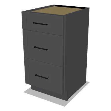 VDB18 cabinet in Shaker Dark Gray