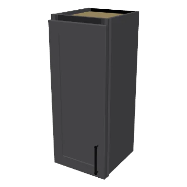 W1230 cabinet in Shaker Dark Gray