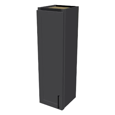 W1242 cabinet in Shaker Dark Gray