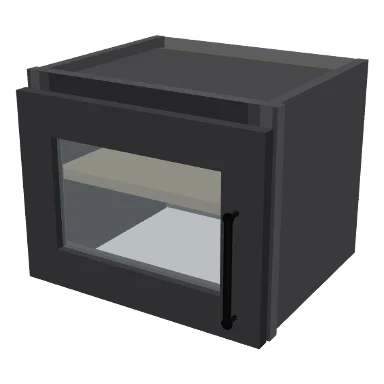 W1512GD cabinet in Shaker Dark Gray