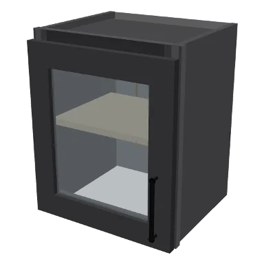 W1518GD cabinet in Shaker Dark Gray