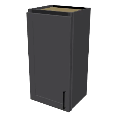 W1530 cabinet in Shaker Dark Gray