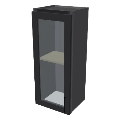 W1536GD cabinet in Shaker Dark Gray