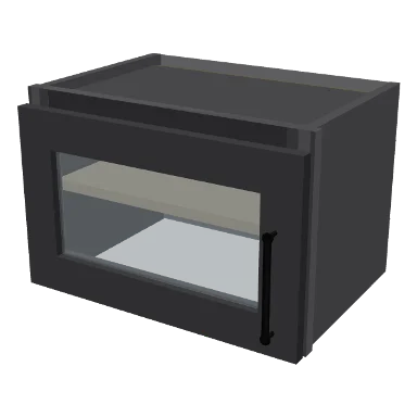 W1812GD cabinet in Shaker Dark Gray
