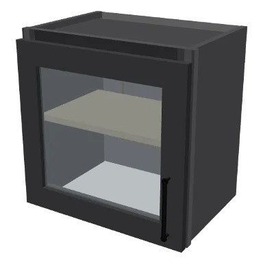 W1818GD cabinet in Shaker Dark Gray