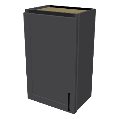 W1830 cabinet in Shaker Dark Gray