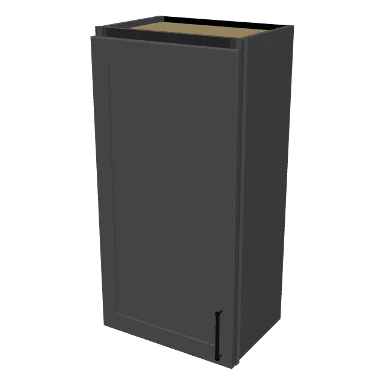 W1836 cabinet in Shaker Dark Gray