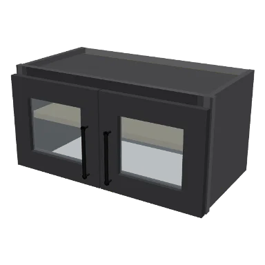 W2412GD cabinet in Shaker Dark Gray