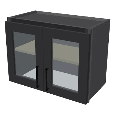 W2418GD cabinet in Shaker Dark Gray