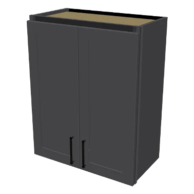 W2430 cabinet in Shaker Dark Gray