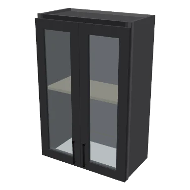 W2436GD cabinet in Shaker Dark Gray