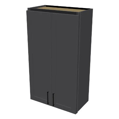 W2442 cabinet in Shaker Dark Gray
