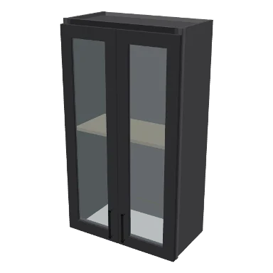 W2442GD cabinet in Shaker Dark Gray