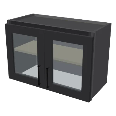 W2718GD cabinet in Shaker Dark Gray