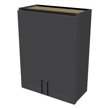 W2736 cabinet in Shaker Dark Gray
