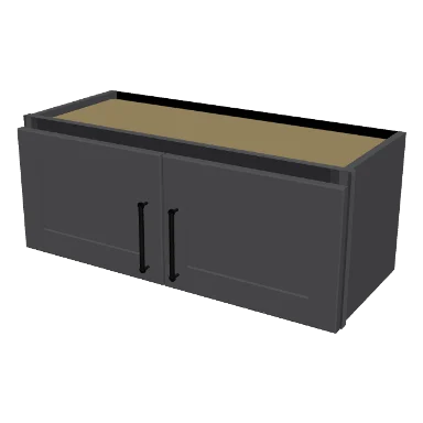 W3012 cabinet in Shaker Dark Gray